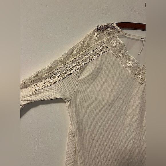 Free People Lola Lace Long Sleeve Top - Picture 7 of 7